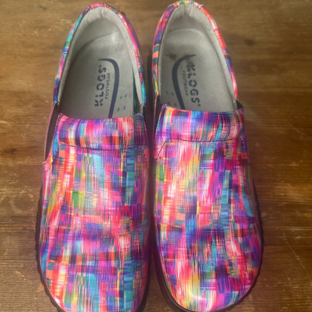 Klogs “Naples” Slip on Clogs Matrix Multicolor Pattern size 9 m - Picture 3 of 10